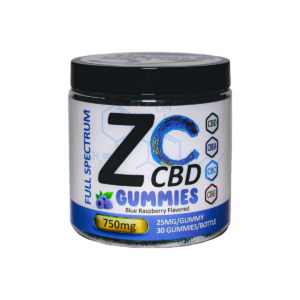 Gummies 750mg - Blue Raspberry - Resale - Qty 6