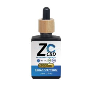 Zo CBD Broad Spectrum 3000mg - Resale - Qty 6