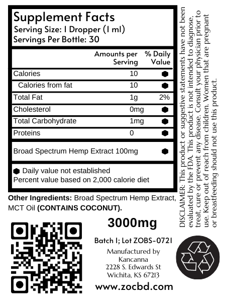 Broad-Spectrum 3000mg