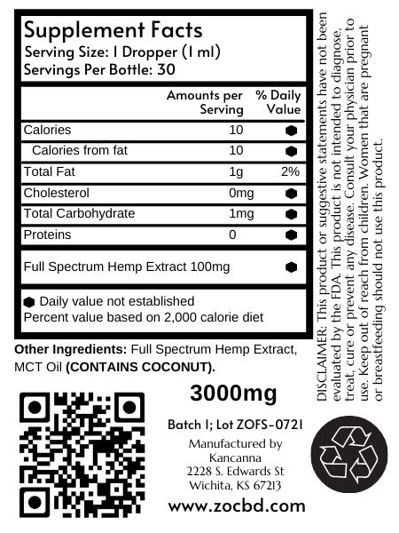 Full-Spectrum 3000mg